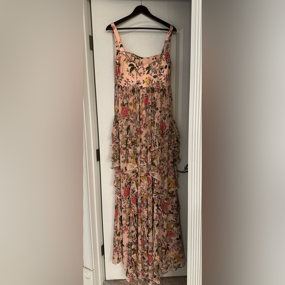CINQ A SEPT XIOMARA FLORAL DRESS - Picture 9 of 12